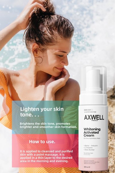 AXWELL 2-Piece Advantage Pack - Whitening and Brightening Cream, 50+ SPF Sunscreen