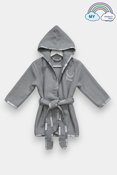 My Kids Wear 6-36 Months Hooded Baby Bathrobe