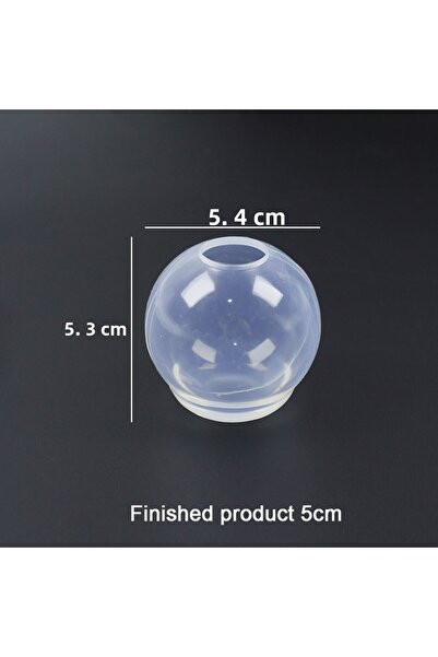 Choice قالب سيليكون على شكل كرة بحجم 5 سم وقطر 20-100 مم من JCD، قالب إيبوكسي...