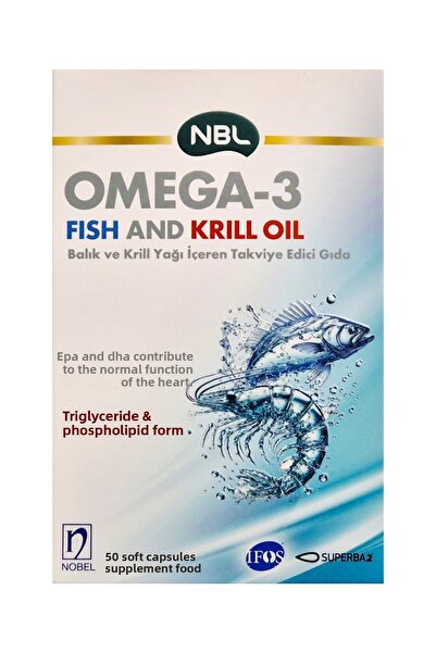 NBL Omega 3 Fish and Krill Oil 50 Capsules (Fish and Krill Oil)