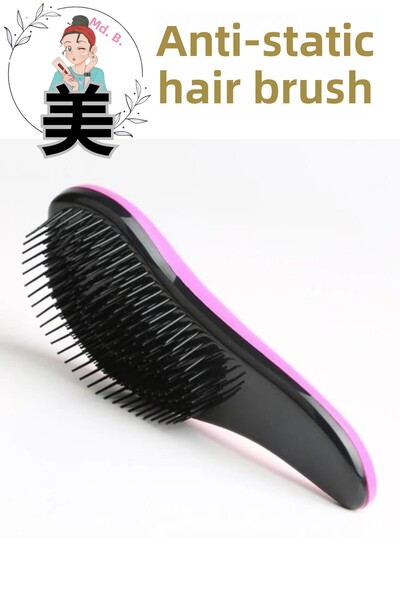 FORSEİ LUCA Αντιστατική εργονομική βούρτσα μαλλιών με εύκαμπτη άκρη, χτένα ανοιχτήρι μαλλιών 1 τεμάχιο