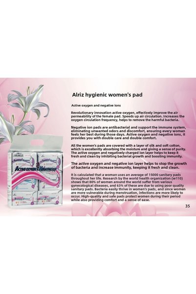 SORİA Tiens Airiz Women's Pad 6 Pack