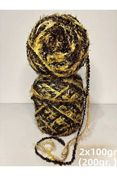 Ana&Kuzusu İplik خيط حياكة سميك ومرير، مصنوع من شعر الأرانب المتدرج الألوان