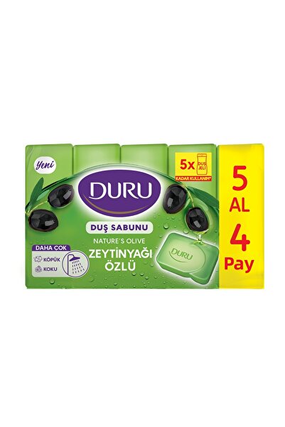 Duru Nature's Olive Olive Oil Extract Shower Soap 5 X 150 g 2 Pcs