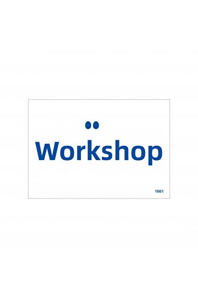 INURA GLOBAL علامة تحذير ورشة العمل 17.5x25 الكود: 1661