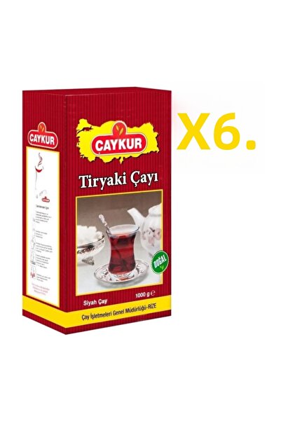 Çaykur Tiryaki Tea 1 Kg X 6 Pieces