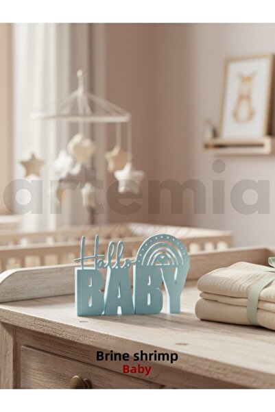 Artemia Home Hello Baby Table Decor | Baby Shower Sign | Baby Boy Birth Party Decoration