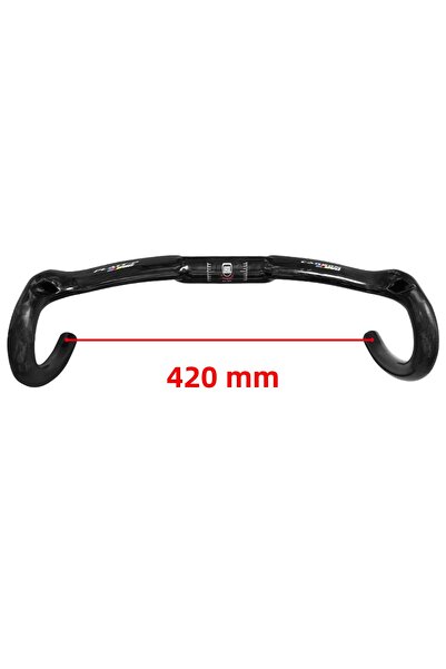 Choice مقود دراجة مصنوع بالكامل من ألياف الكربون باللون الأصفر، مقود دراجة خف...