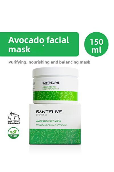 Santelive قناع الطين المنقي بخلاصة الأفوكادو 150 مل