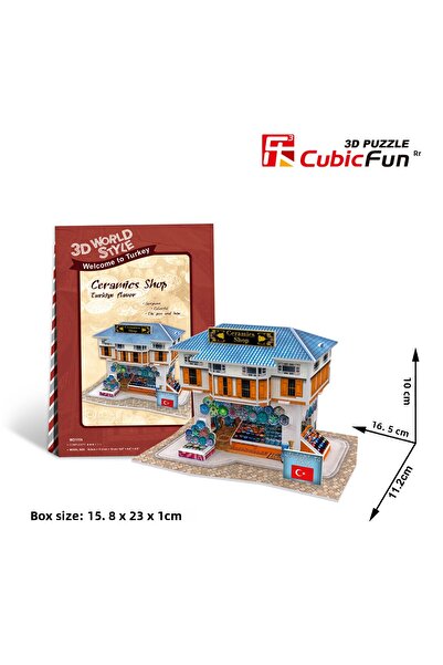 Cubic Fun 3d 25 Piece Puzzle Turkish Ceramic Store