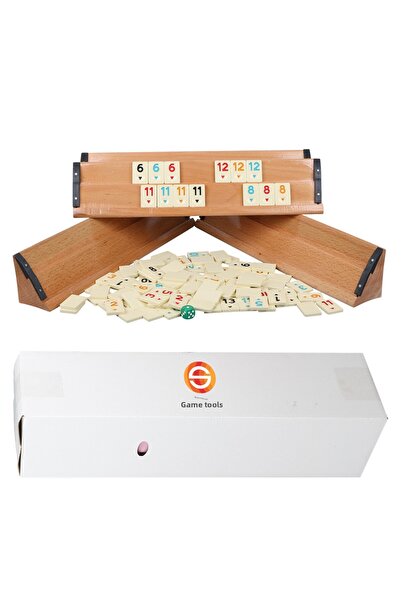 Sera Oyun Aletleri Sera Oyun Large Size Tree Okey Set (Melamine Stone)