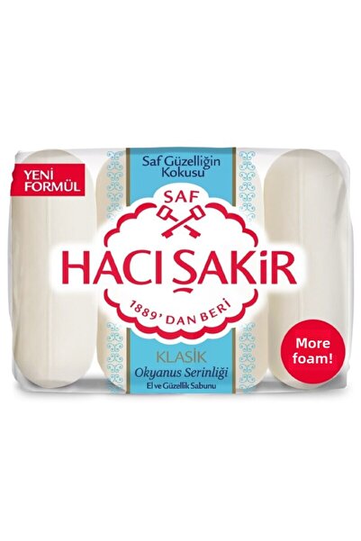 Hacı Şakir صابون نضارة المحيط الكلاسيكي 4 × 70 جرام