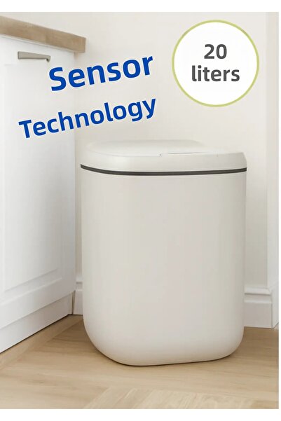Teknoşık Coș de gunoi cu senzor Bucătărie Baie Birou 20L Lumină UV Anti-miros...