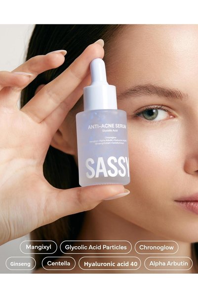 Sassy Go 30ml Anti-Acne Sebum Balancer - Anti-Pore Serum (Arbutin & Glycolic Acid)