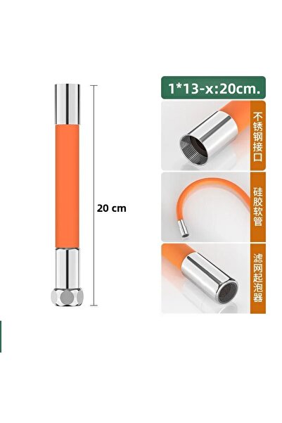 Choice وصلة تمديد صنبور المطبخ عالمية تدور 360 درجة خرطوم مرن من السيليكون أن...
