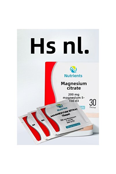 Nutries أكياس سترات المغنيسيوم - عبوة مكونة من قطعتين