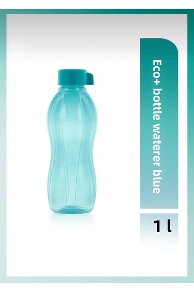Plus Eco Bottle 1 Lt - Blue / Easy Open Cap