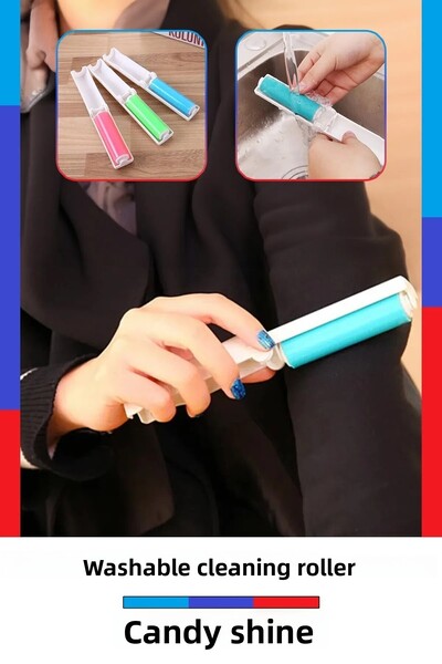 Zeki Karga Bag Size Washable Cat Dog Feather Hair Cleaning Dusting Roller