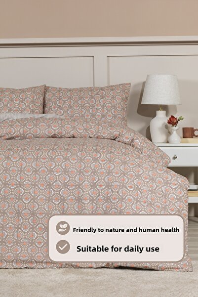 Elart Castor Duvet Cover Set Single (160X220 cm) Beige