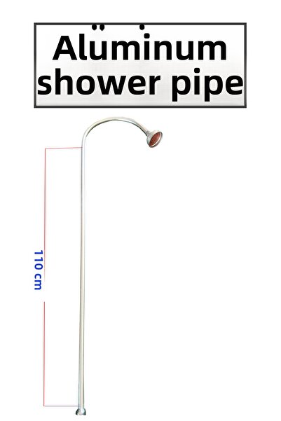 Trendhouse Aluminum Shower Pipe Suitable for Bathroom Faucets