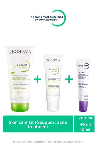Bioderma Sebium Isocid Set - Sebium Hydra Cleanser 200 ml + Sebium Hydra 40 m...