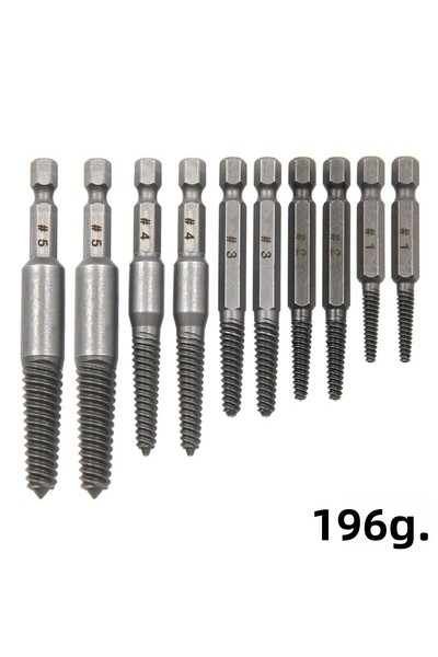 Choice مفك براغي سداسي الرأس مكسور، 10 قطع، مفك براغي سداسي الرأس مكسور الرأس...