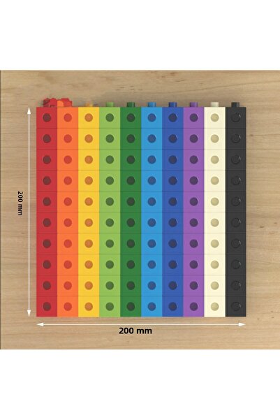 Choice 100 قطعة مكعبات 100 قطعة/مجموعة 2 × 2 × 2 سم مكعبات بناء على شكل مكعب مربع ألعاب تعليمية للأطفال