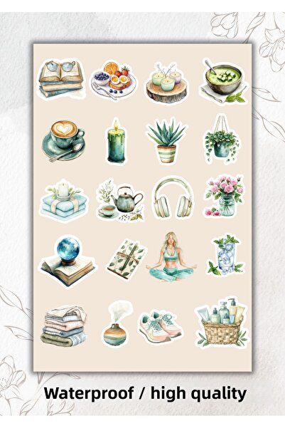 VORACRAFT ملصق العناية بالبشرة من كيز نيشيون سبا، ملصق أجندة بوليت جورنال YRM083