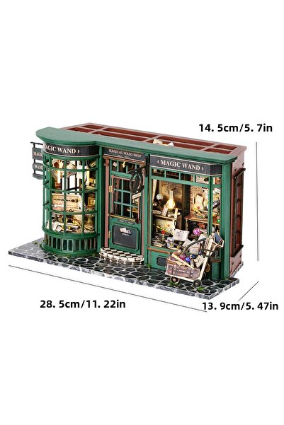 Choice مجموعة بناء منزل الدمية السحري F-032 الخشبية ثلاثية الأبعاد المصنوعة ي...