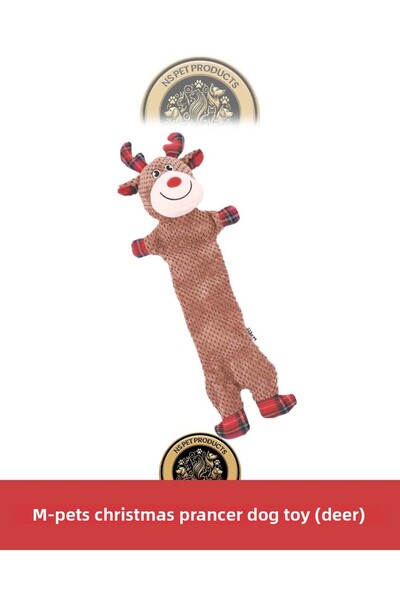 M-PETS لعبة كلب بريانسر لعيد الميلاد (الغزال)