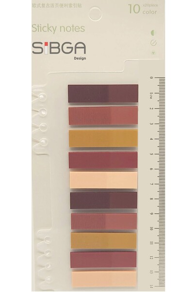 sibga tasarım 4 Pieces of Post-It Notes. Book Mark Bookmark Postit Sticker 800 Sheets