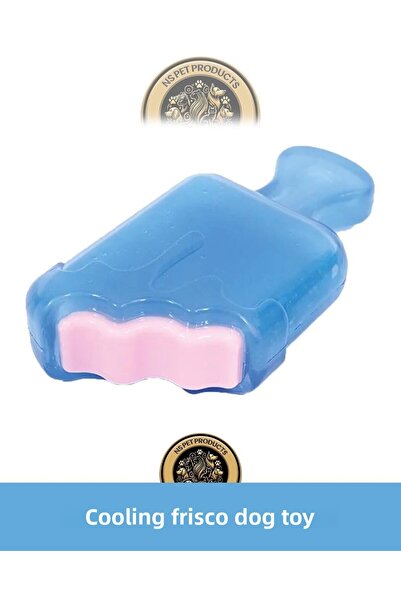 M-PETS لعبة تبريد فريسكو قابلة للتجميد لتنظيف أسنان الكلاب - لعبة للكلاب
