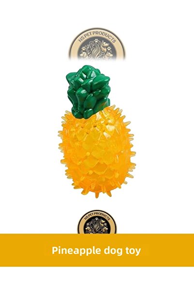 M-PETS لعبة تبريد الأناناس القابلة للتجميد لتدليك أسنان الكلاب - لعبة للكلاب