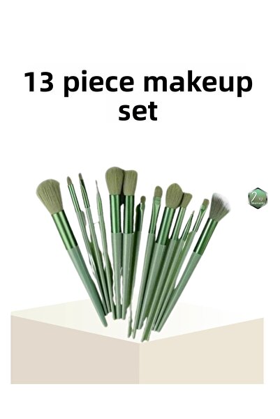 shopwave 13-Piece Professional Makeup Brush Set – Soft Synthetic Bristles, Su...
