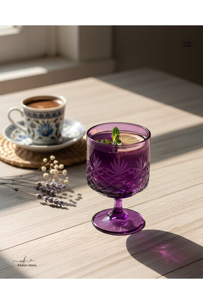 AKDEN STORE Magnolia Ice Cream Bowl, Dessert Bowl & Coffee Side Water Glass