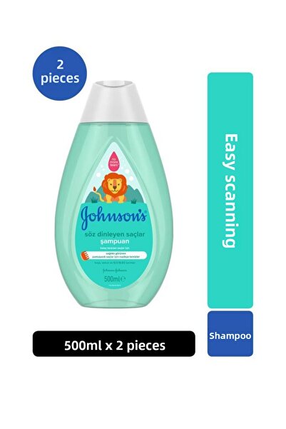 Johnson's شامبو كريمي للشعر المطيع 500 مل × 2