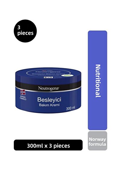 Neutrogena Norwegian Formula Nourishing Care Cream 300 ml X 3 Pieces