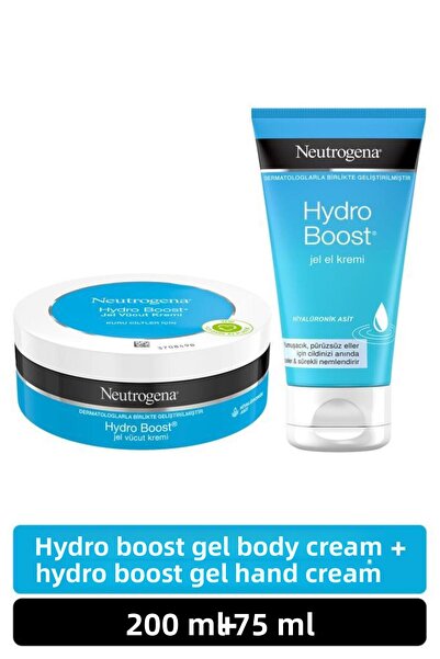 Neutrogena كريم جل هيدرو بوست للجسم 200 مل + كريم لليدين 75 مل