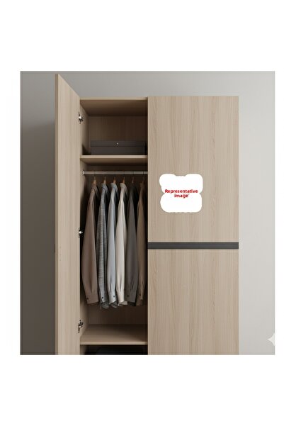 Badem10 Foça 512 mm 51.2 cm Soft Antique Yellow Metal Handle Cover Handle Durable Handles Furniture Drawer Cabinet