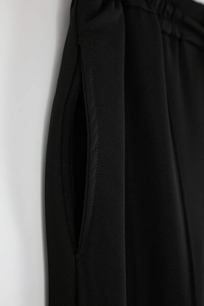 Trendyol Collection Black Straight Fit Men's Trousers Tmnaw26Pl00014