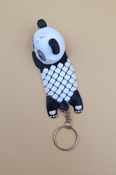 Rodopiva Panda Movable Keychain Bag Ornament Charm