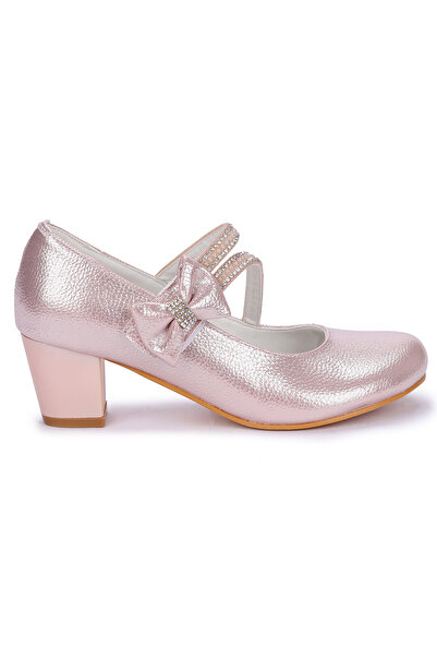 Kiko Kids Aisha Vakko Günlük Kız Çocuk 4 Cm Topuklu Abiye Ayakkabı