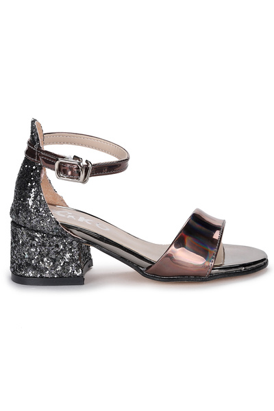 Kiko Kids Sheila Mirror Pine Daily Fetiță Sandale Cu Toc 3 Cm Pantofi Rochie De Seară