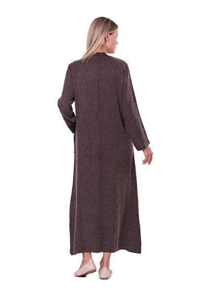 Invee Cupra Silk Dress 7136 Coffee