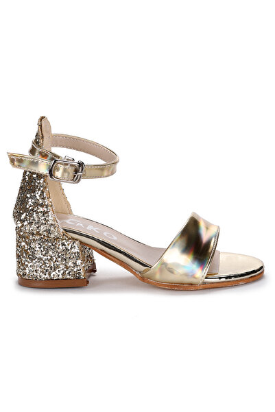 Kiko Kids Sheila Mirror Pine Daily Fetiță Sandale Cu Toc 3 Cm Pantofi Rochie De Seară