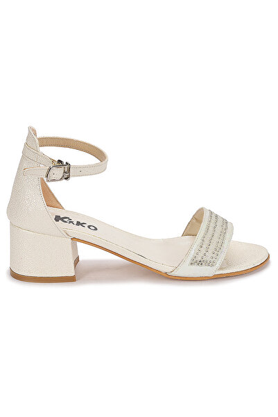 Kiko Kids Elinor Cracked Daily Girl's 3 cm Heeled Sandals Evening Dress Shoes