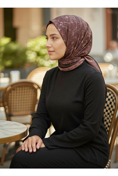 Onur Scarf - New Marble Pattern Voile Cotton Scarf Lightweight Comfortable Fa...