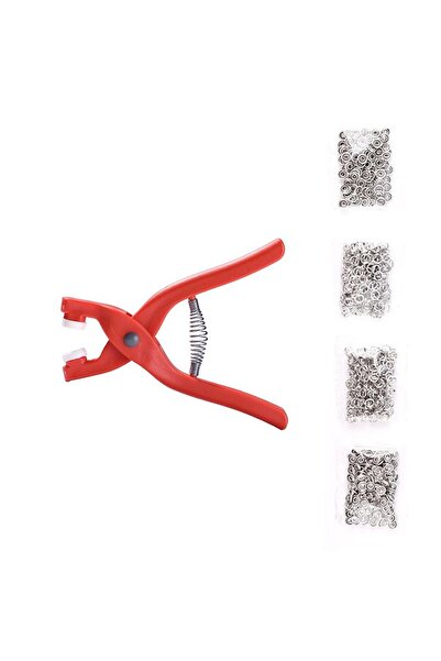 Akkoyunlu home 4 Uçlu Toka,Giyisi,Takma Aleti Metal Çıt Çıt Makinası Dört Kad...