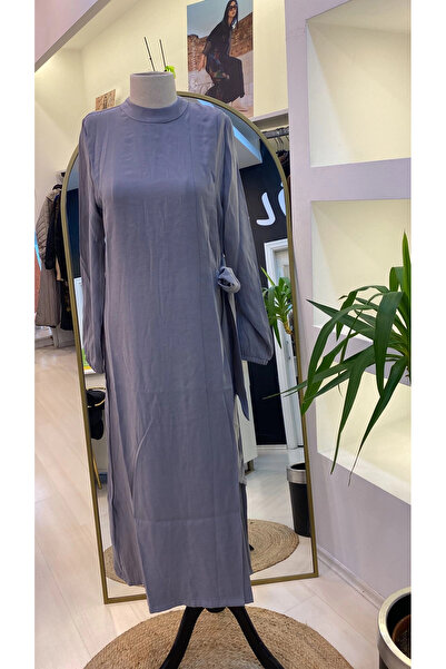 Invee INVEE MODAL DRESS BELTED GRAY 6958