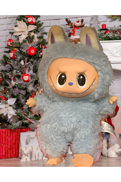 OEM Labubu Labubu "Exciting Macarons" Plush Toy – Sea salt coconut - light blue